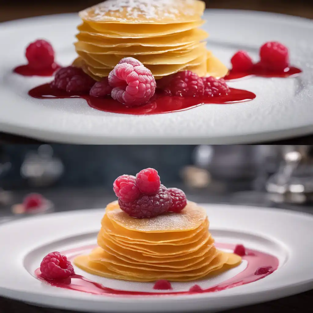 Suzette Crepe with Raspberry Gelée