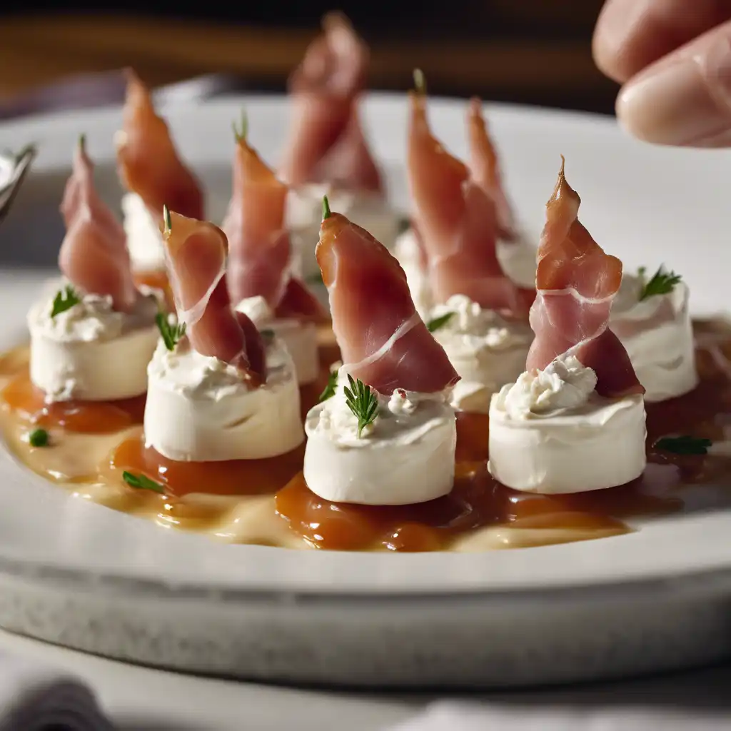 Cure-All with Prosciutto Cream