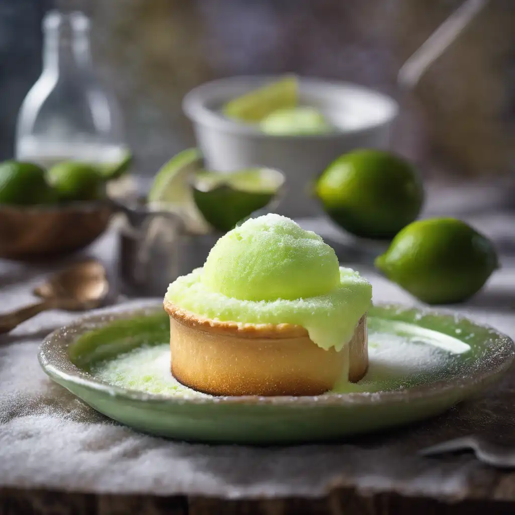 Lime and Sugar Soufflé