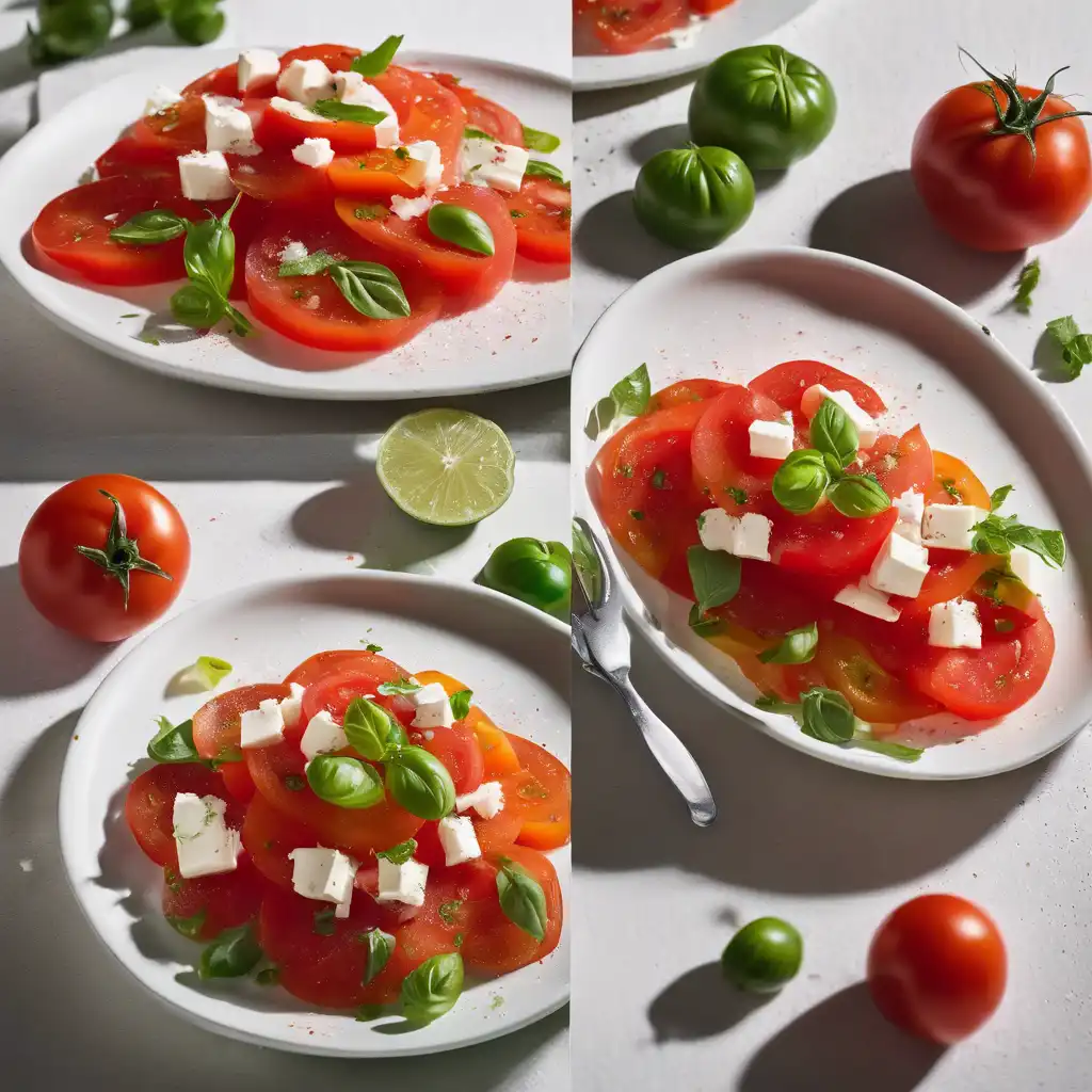 Tomato Salad with Two Layers