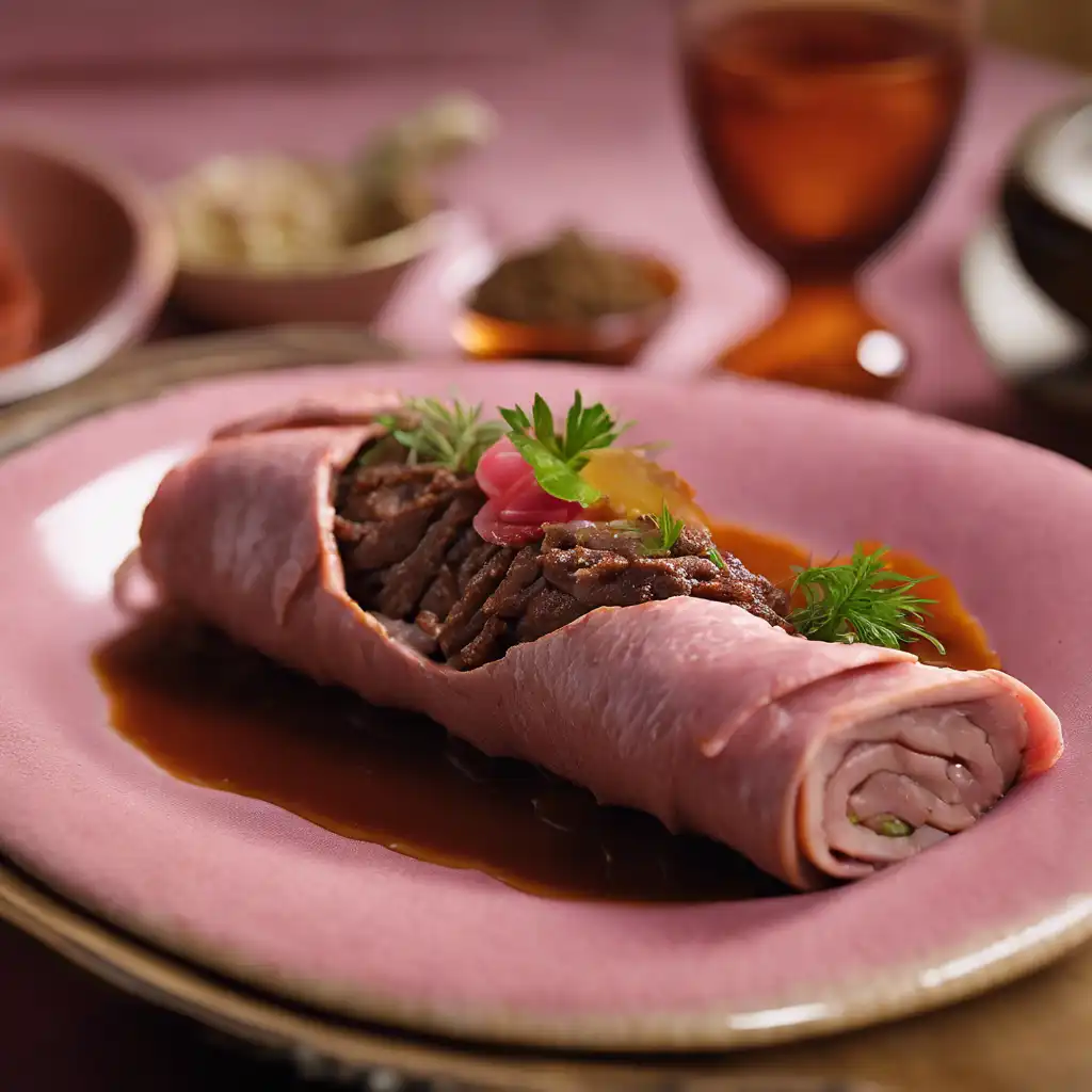 Foto de English-Style Lizard or Beef Roll