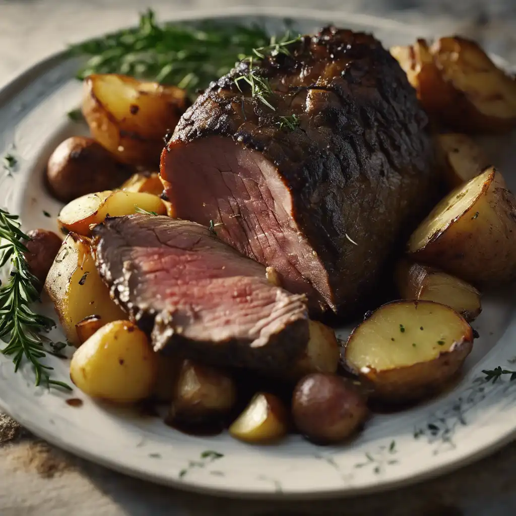 English-style Roast with Potatoes