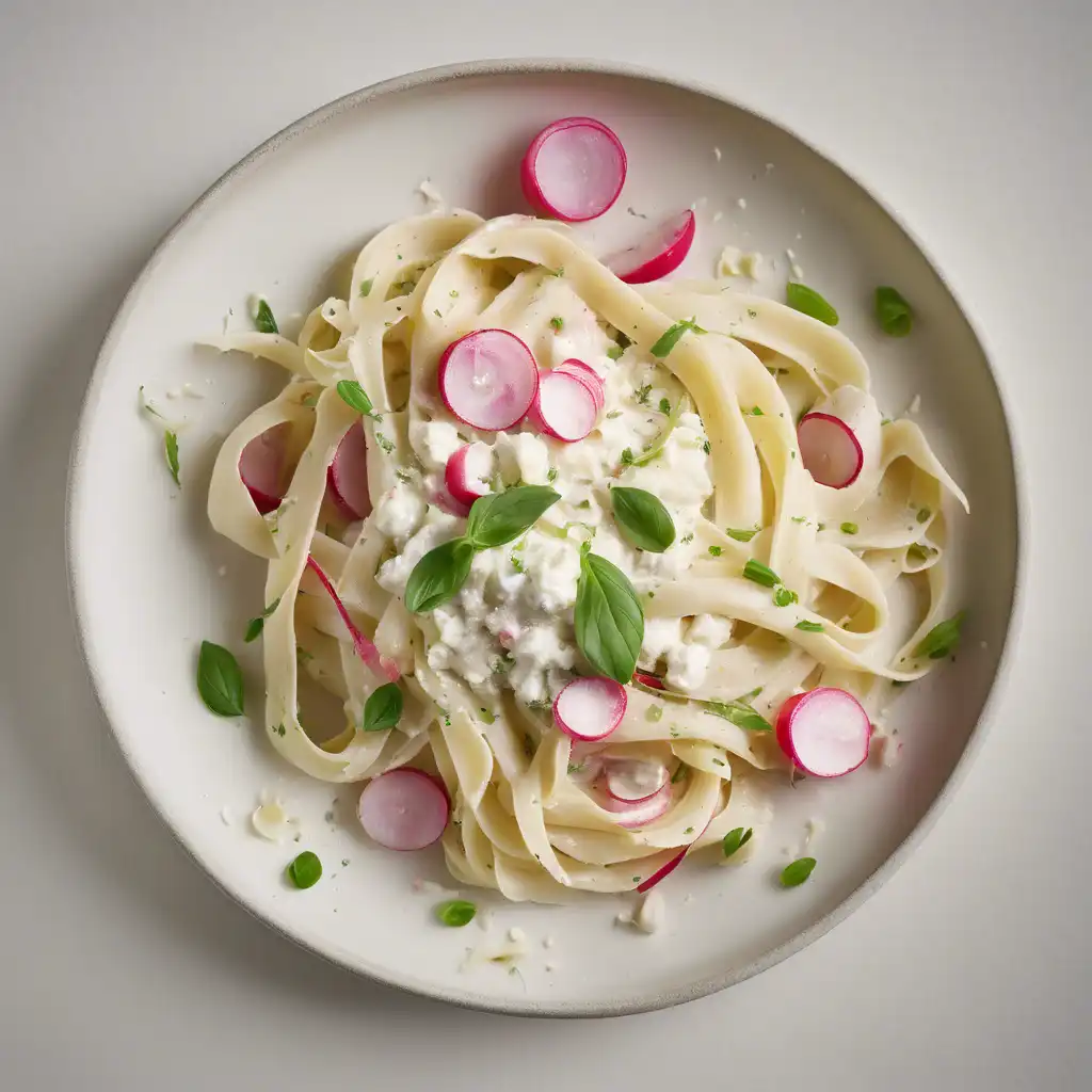 Ricotta and Radish Pasta