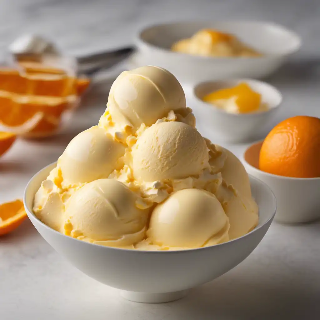 Orange Bavarian Cream Gelato