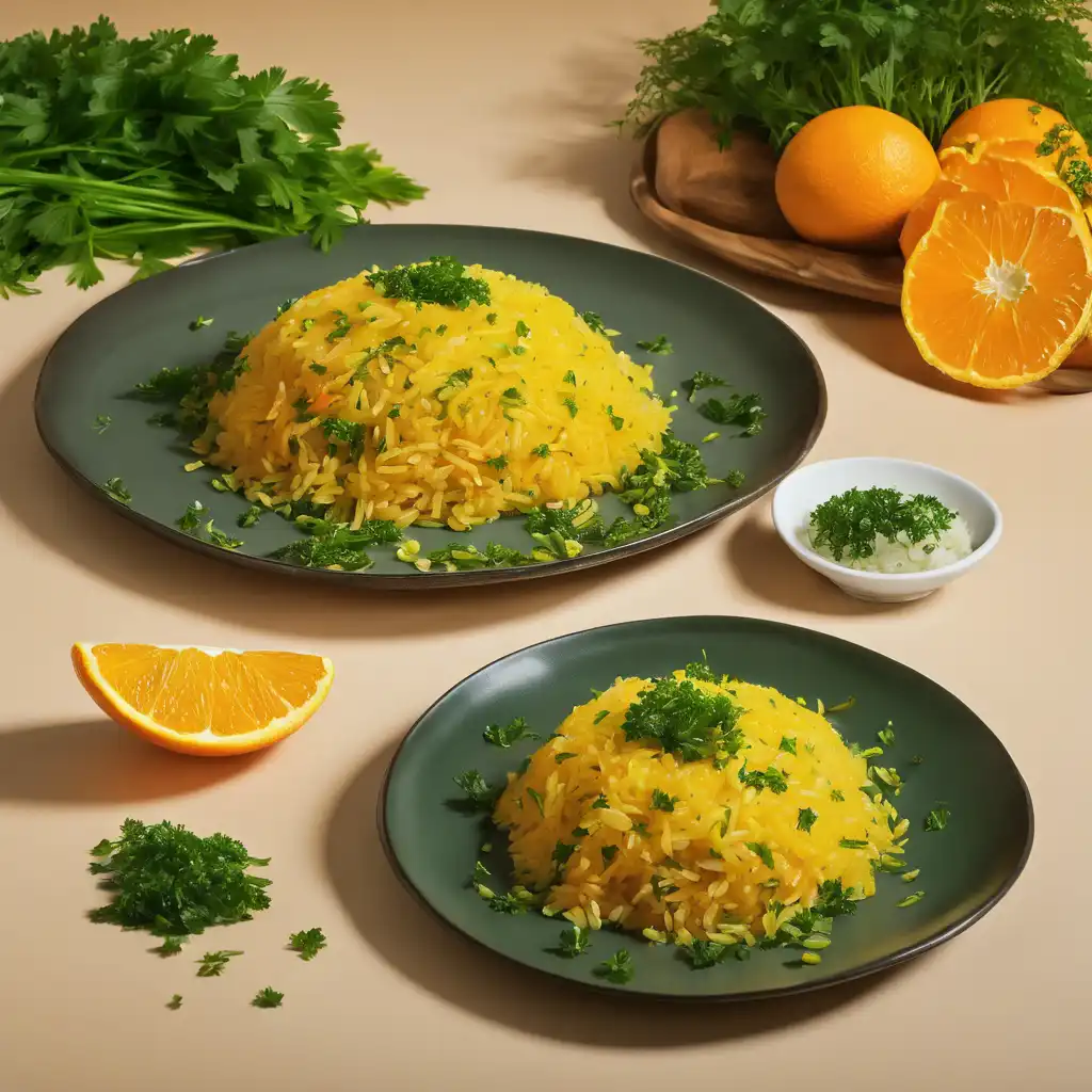 Orange and Parsley Rice