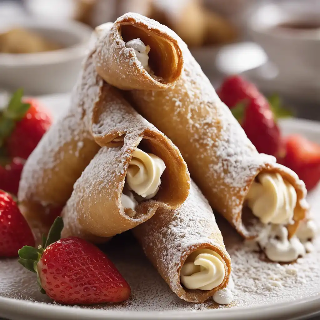 Filled Cannoli