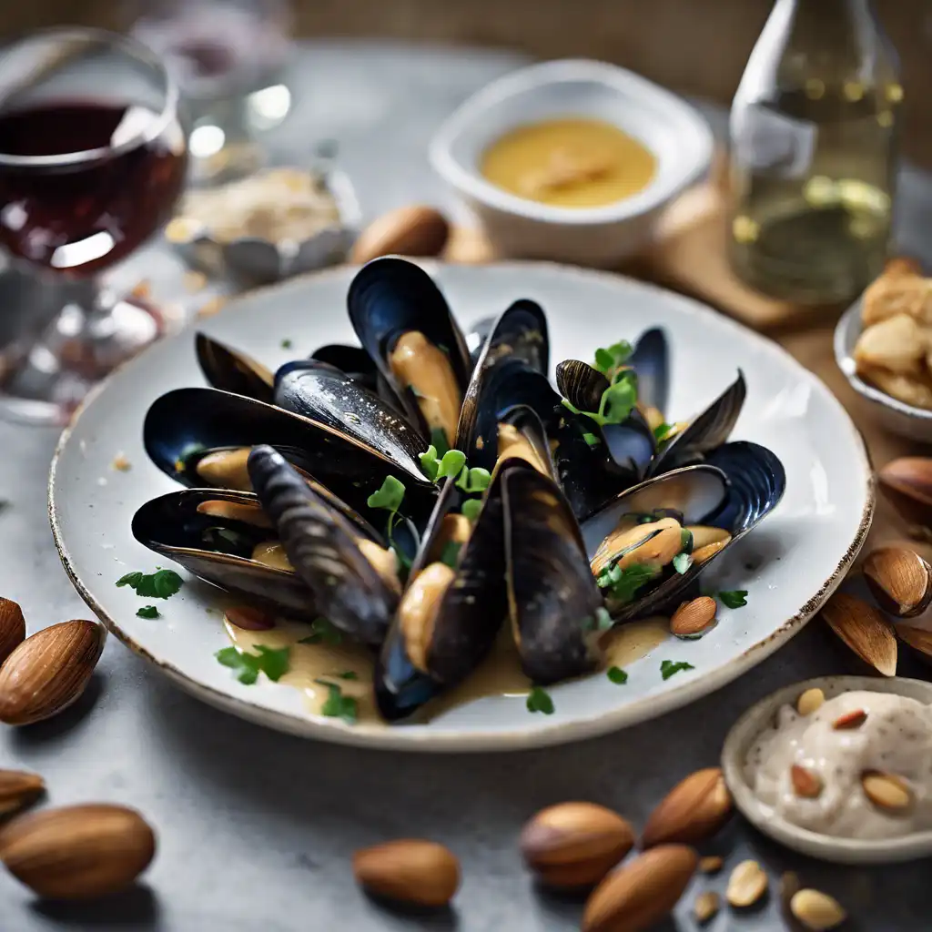 Mussels with Almond Sauce