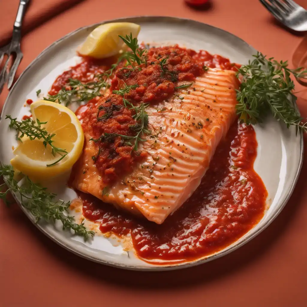 Baked Fish with Tomato Sauce