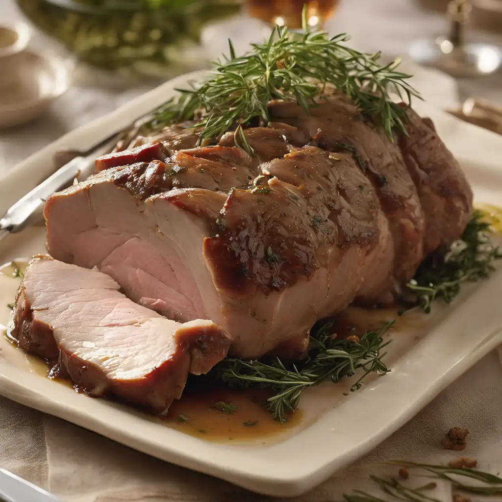 Five-Pound Pork Roast with Garlic and Herbs