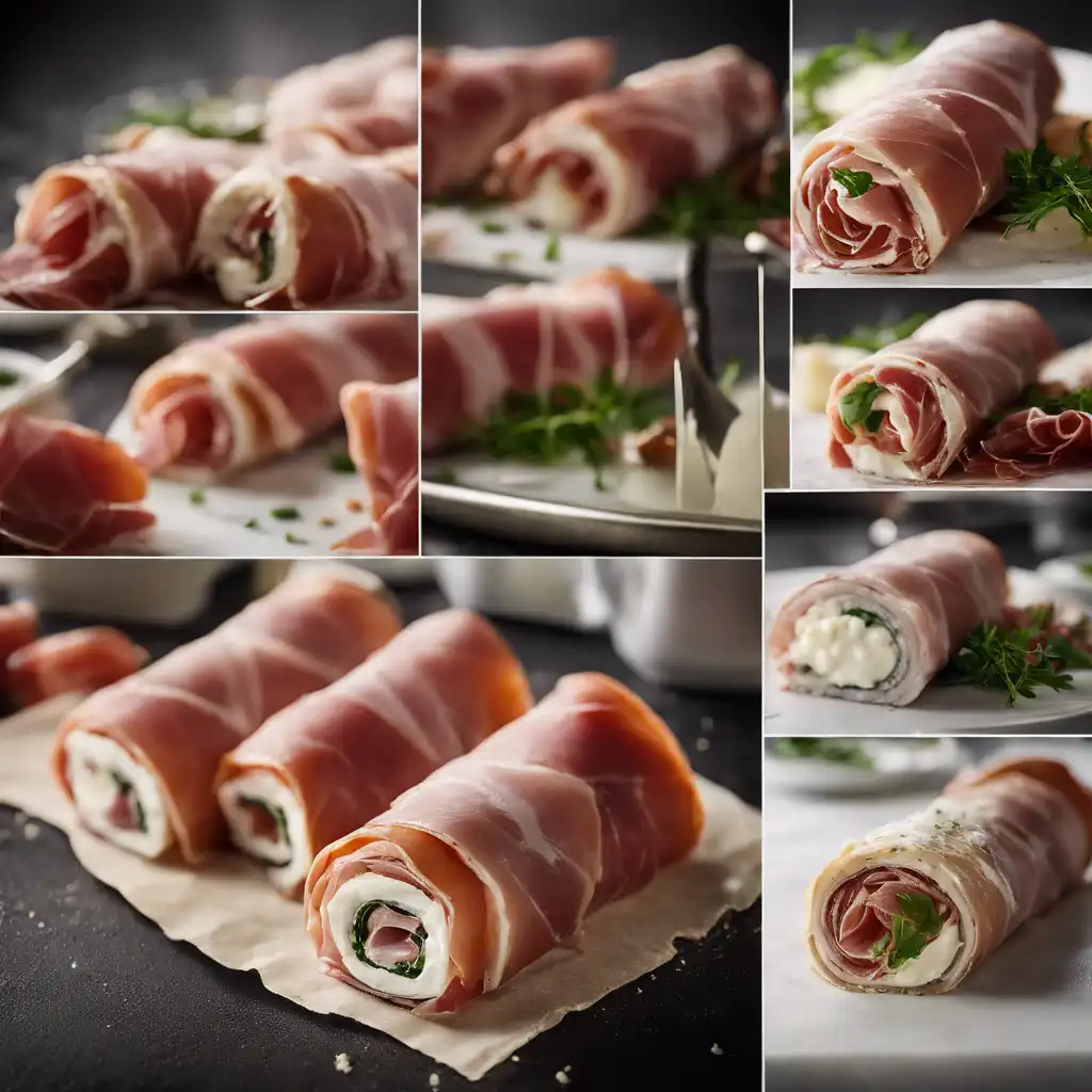 Prosciutto and Ricotta Roll