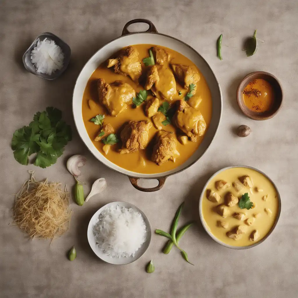 Fried Chicken with Coconut Milk