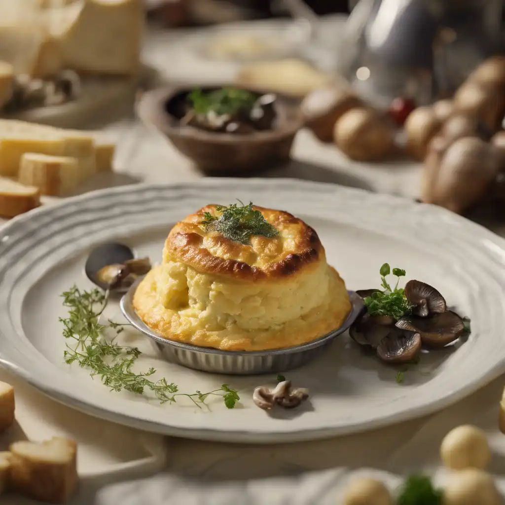 Mushroom and Cheese Soufflé