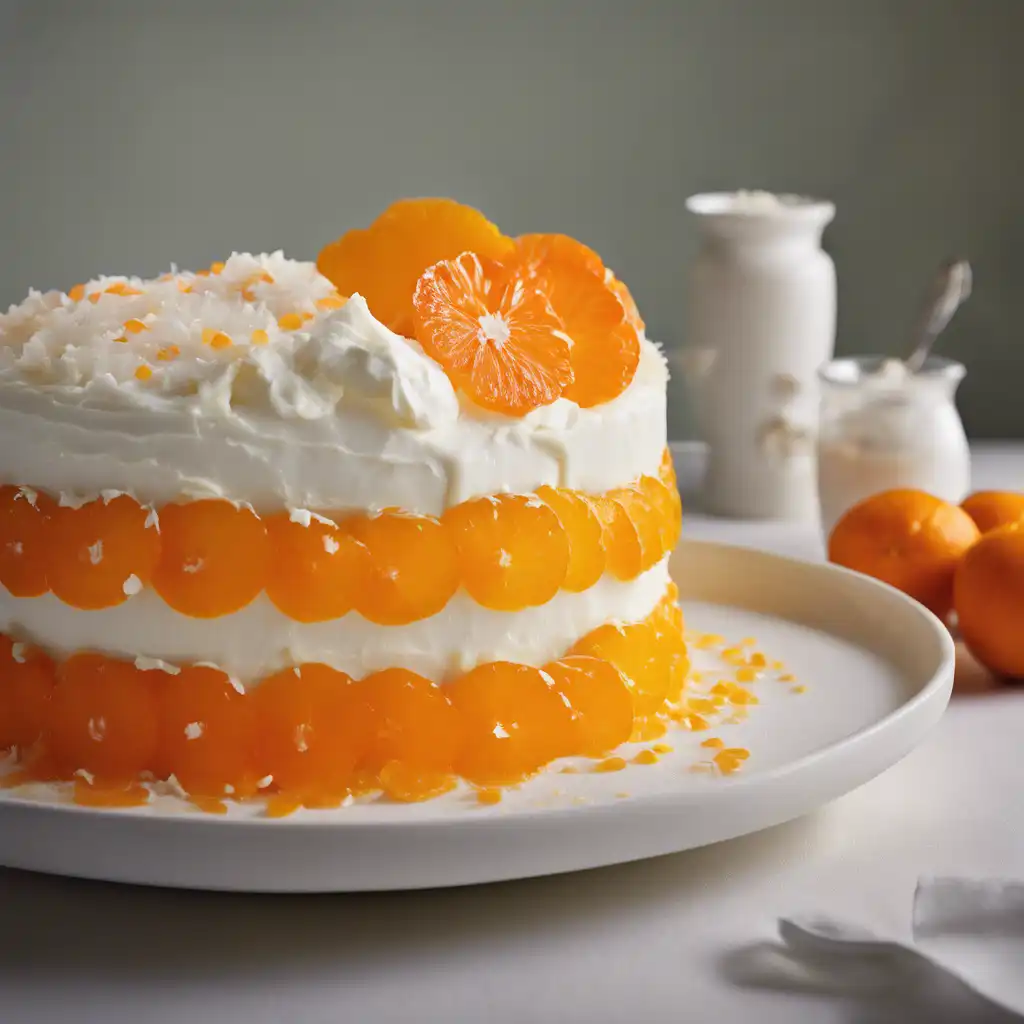 Tangerine and Coconut Cake