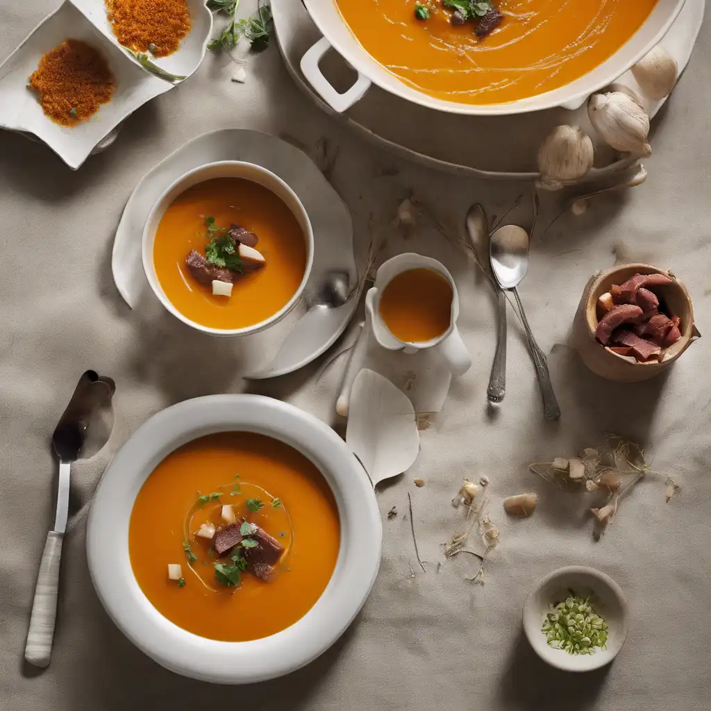 Sweet Potato and Garlic Soup