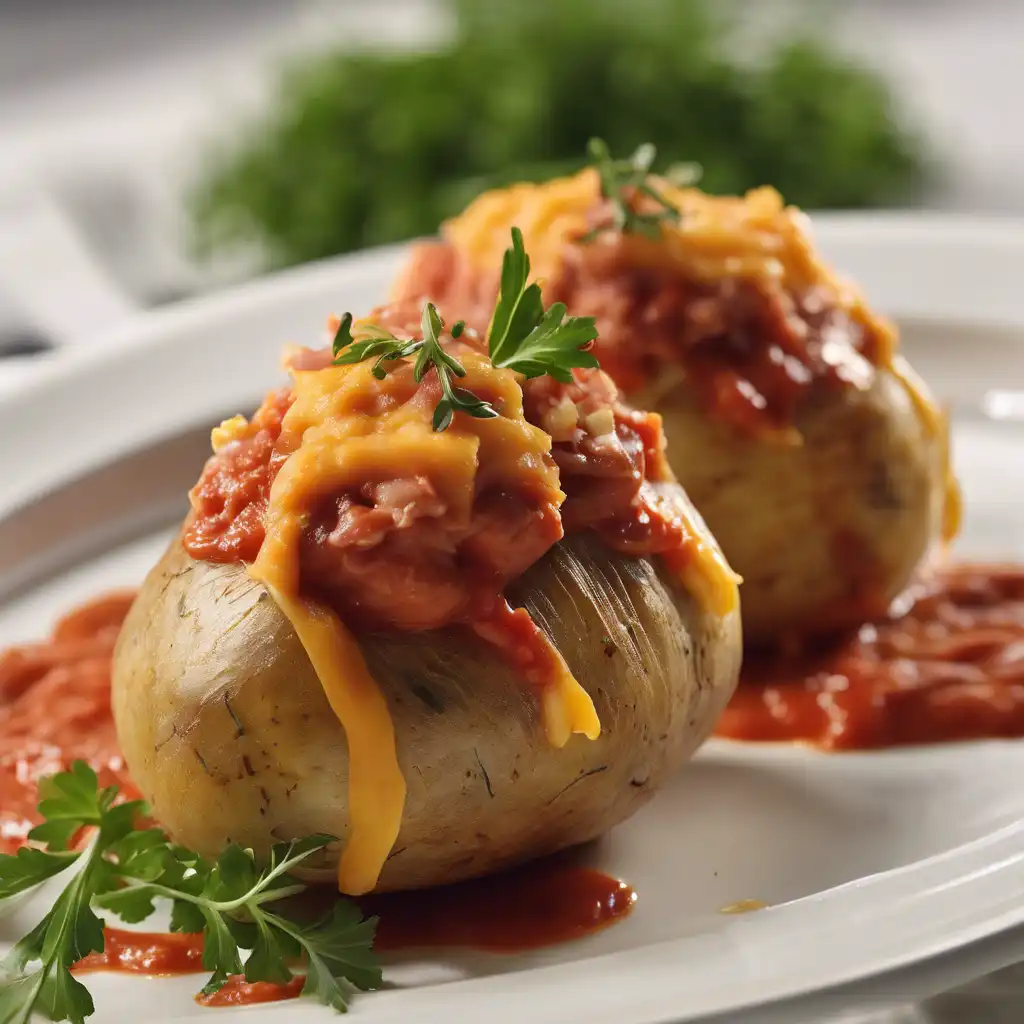 "Nhoque à Maria Percília"-Style Stuffed Potatoes