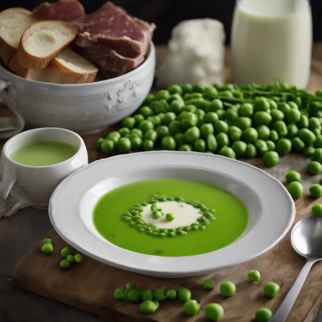 Pea Soup with Milk