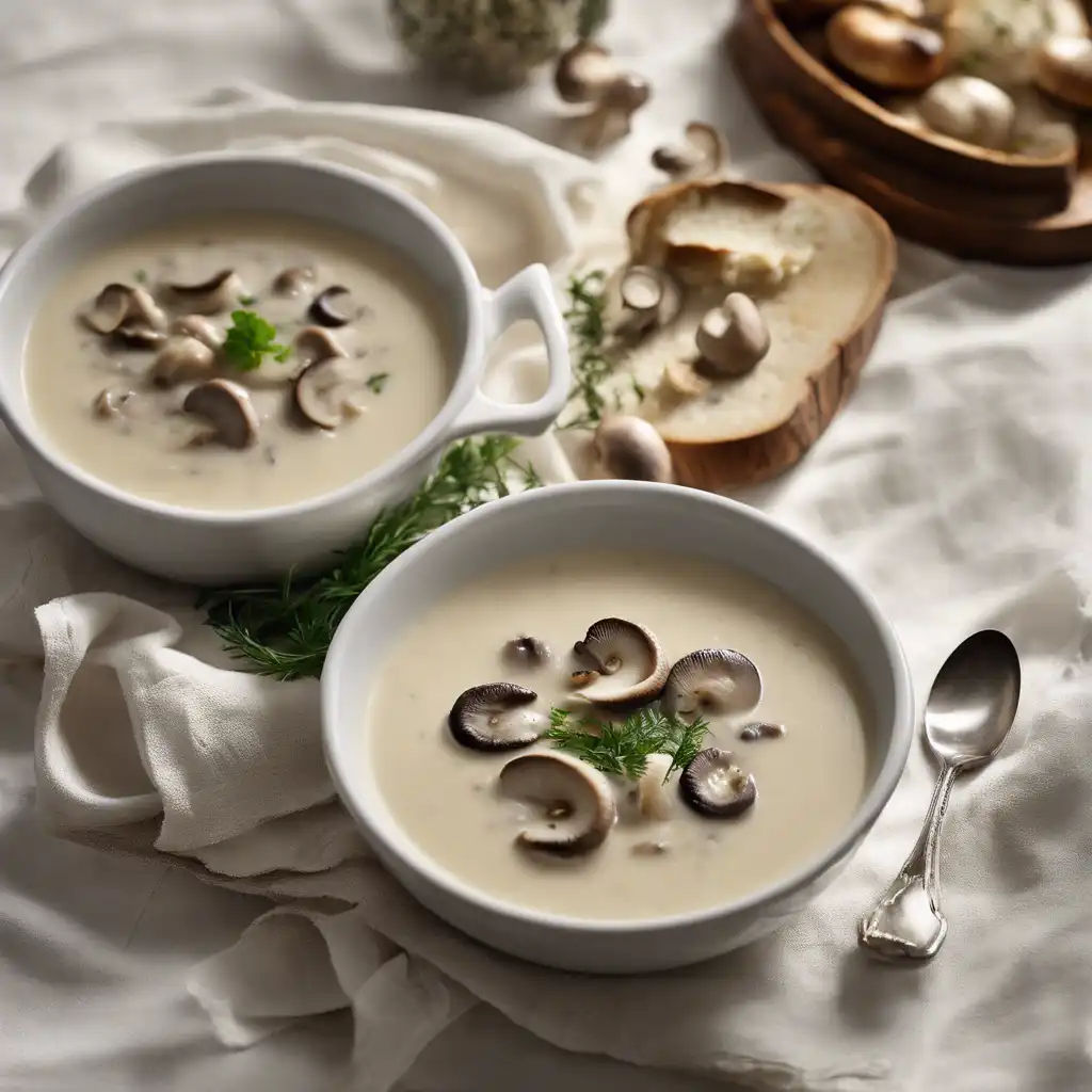 Foto de Consomê com creme de maçã