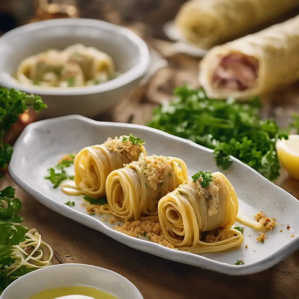 Filled Linguine Rolls