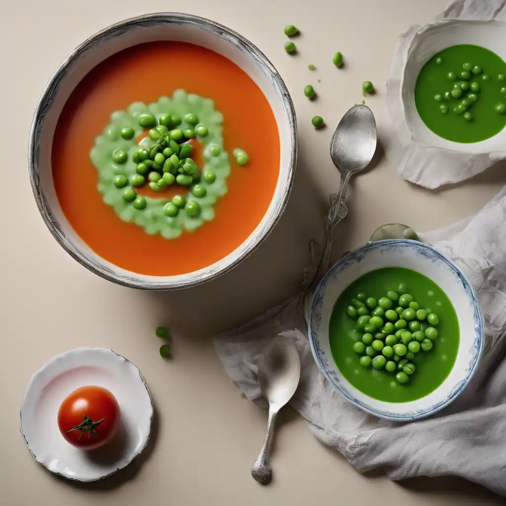 Tomato and Pea Soup