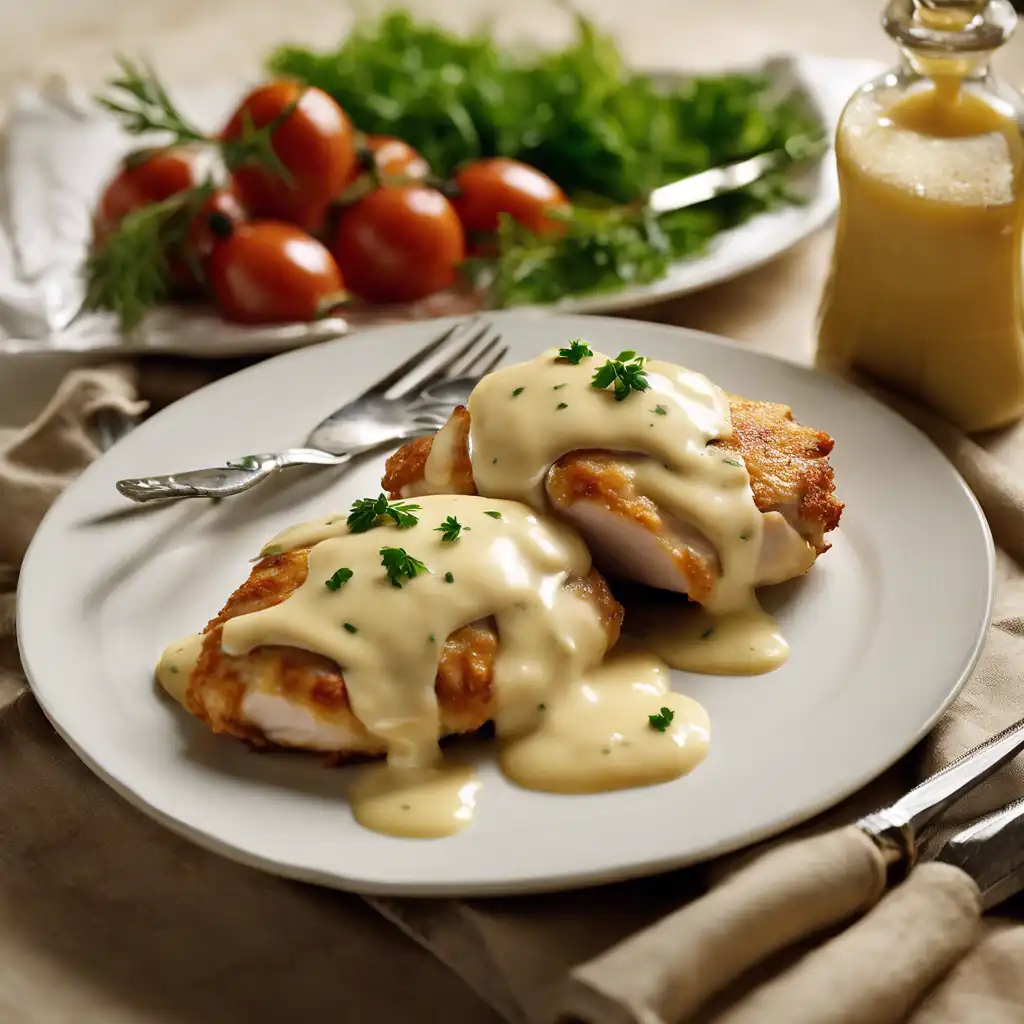 Chicken Breast Cutlets with Mornay Sauce