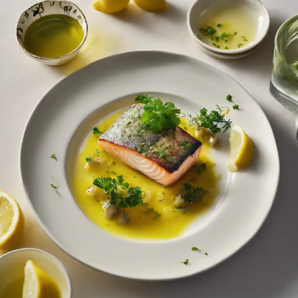Foto de Peixe com salada de batata
