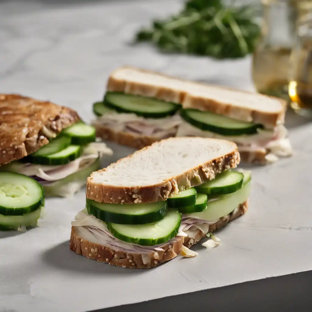 Turkey and Cucumber Sandwich