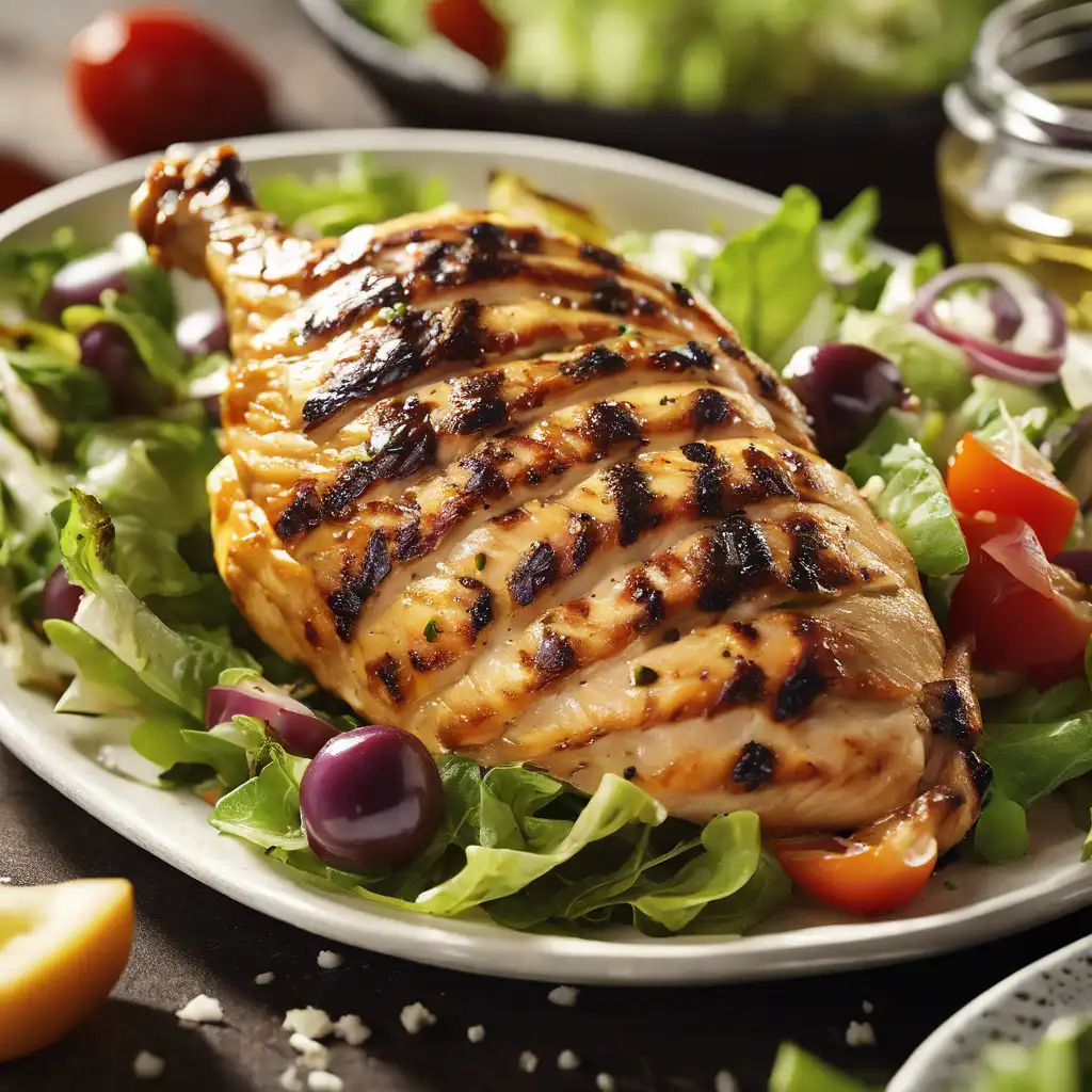 Grilled Chicken with Salad