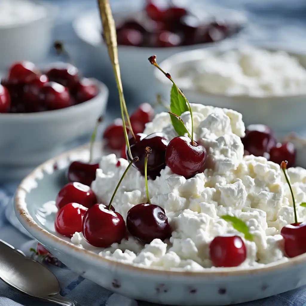 Cottage Cheese with Cherries