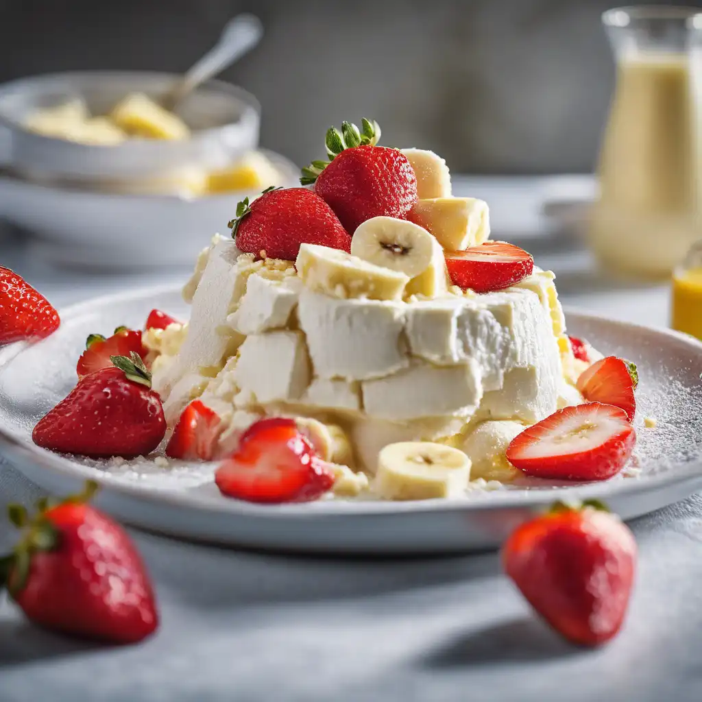 Ricotta with Strawberry and Banana