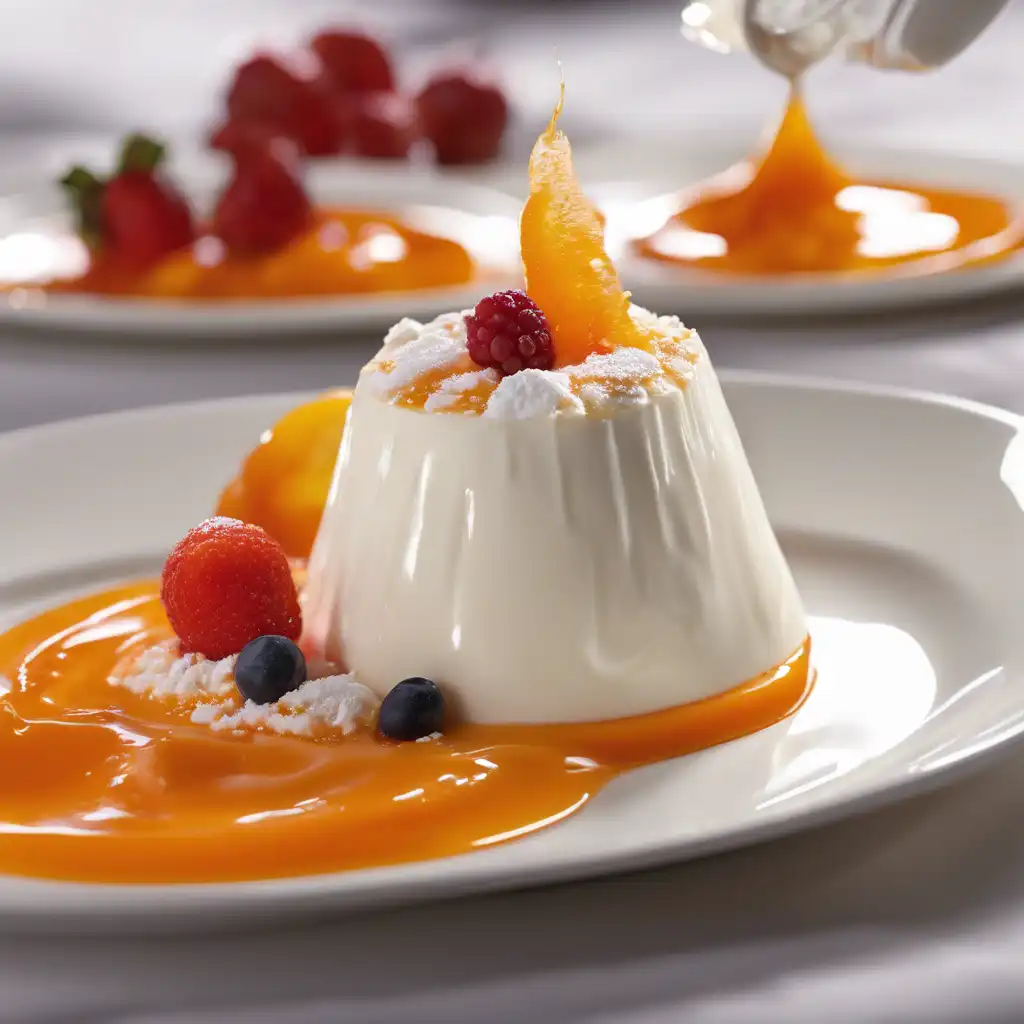 Ricotta Mousse with Fruit Sauce