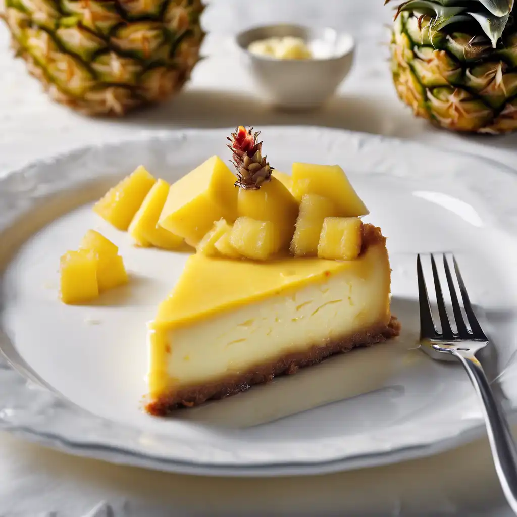 Cheese Cake with Pineapple