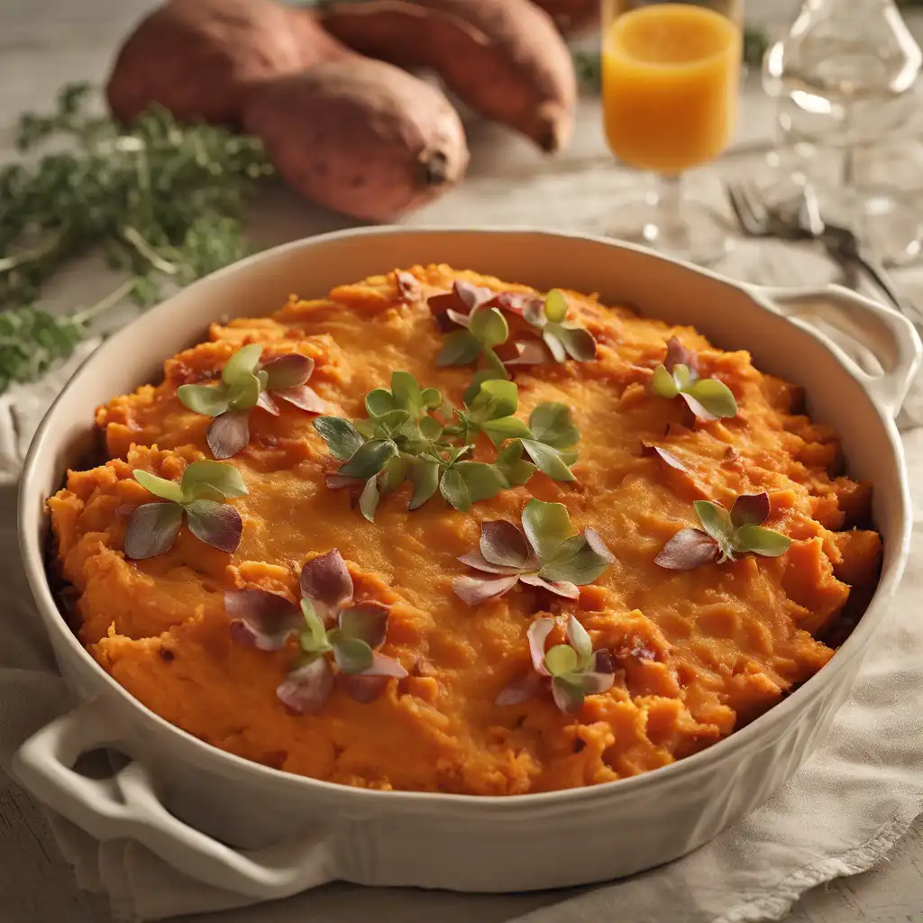 Sweet Potato Camarão Casserole