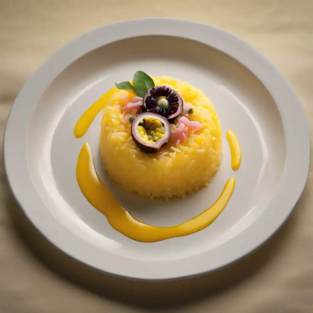 Sweet Rice with Passion Fruit