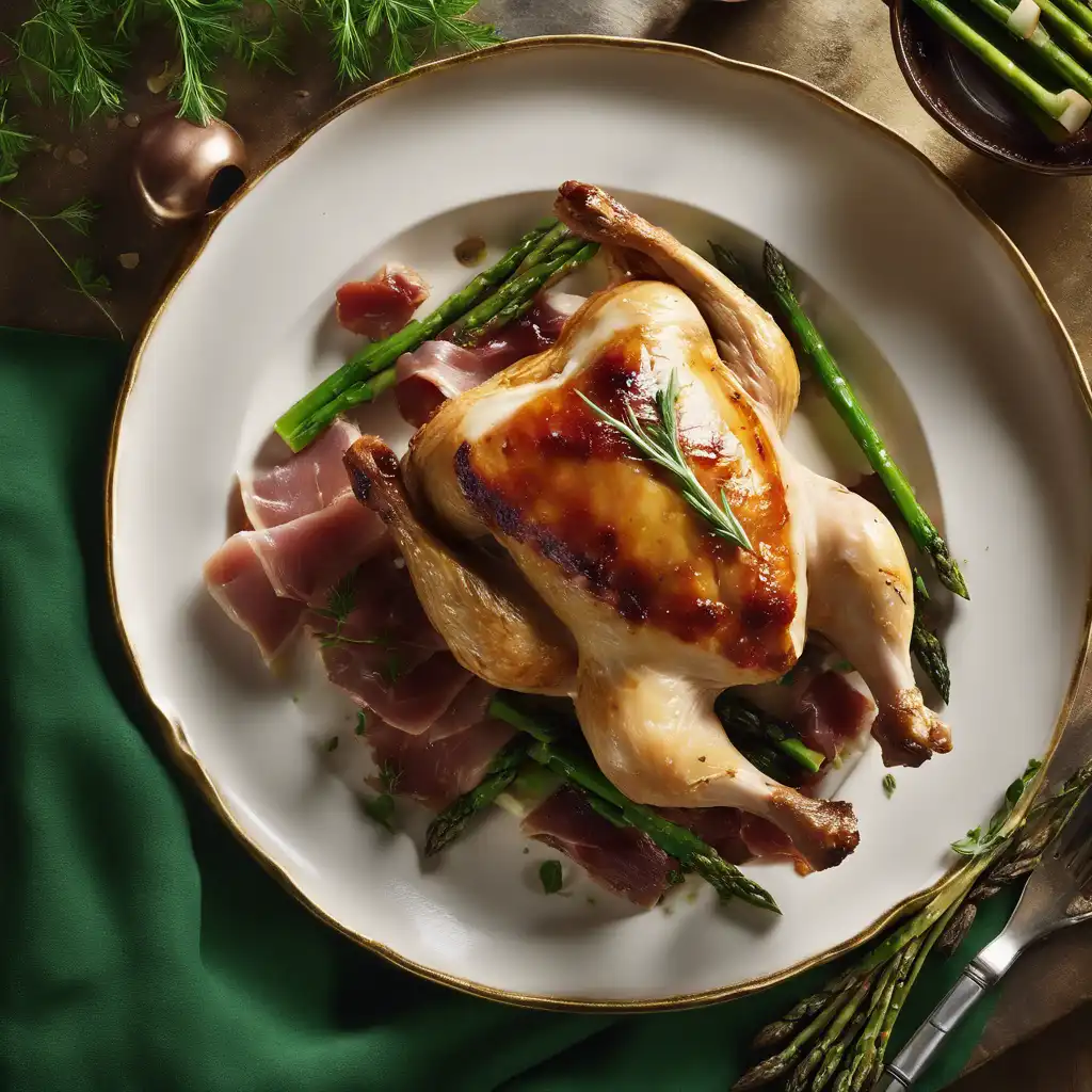 Roasted Chicken with Prosciutto