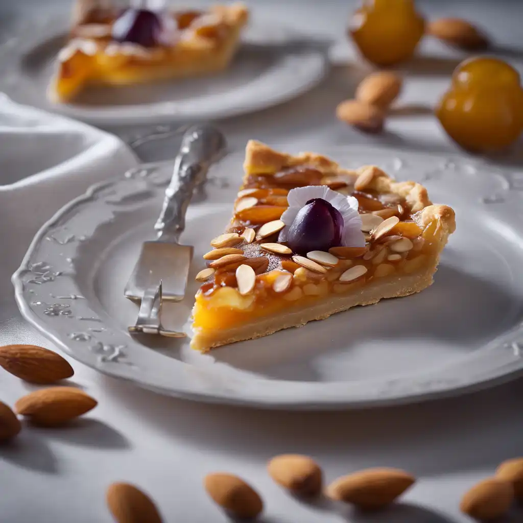 Damasco Tart with Almonds