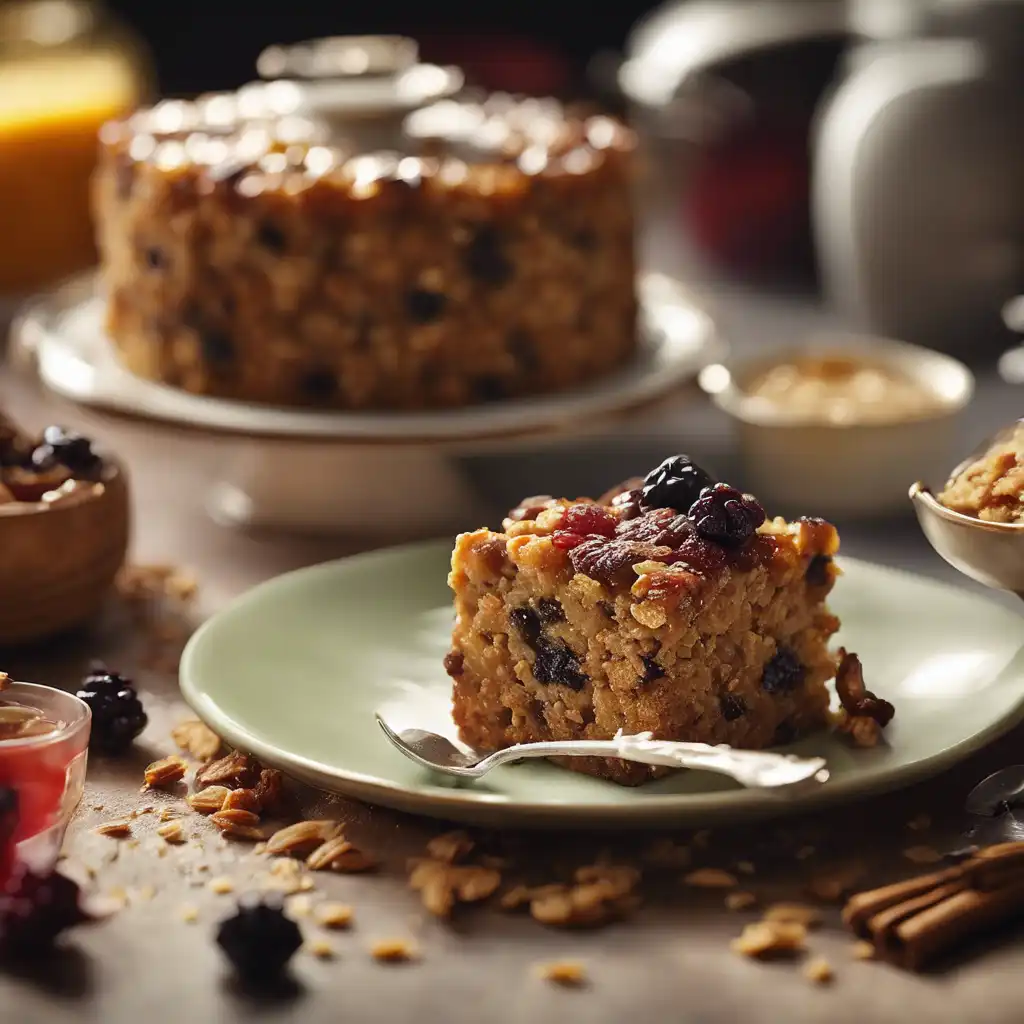 Oatmeal Cake with Fruits