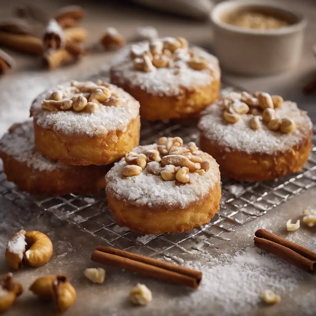 Caju Nut Cakes with Cinnamon