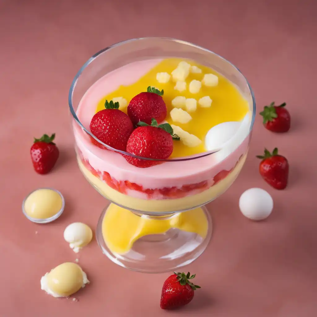 Fairy Pudding with Strawberry