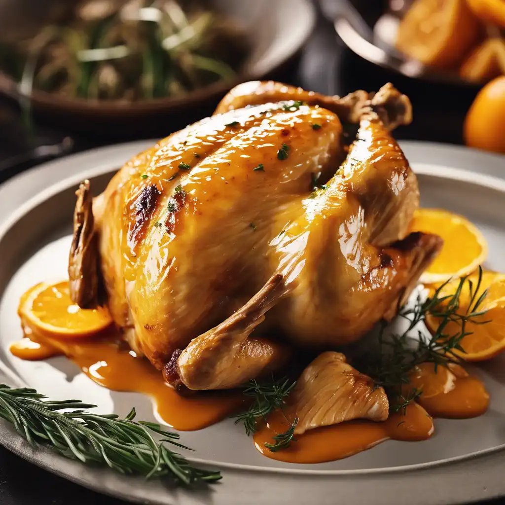 Roasted Chicken with Orange Sauce