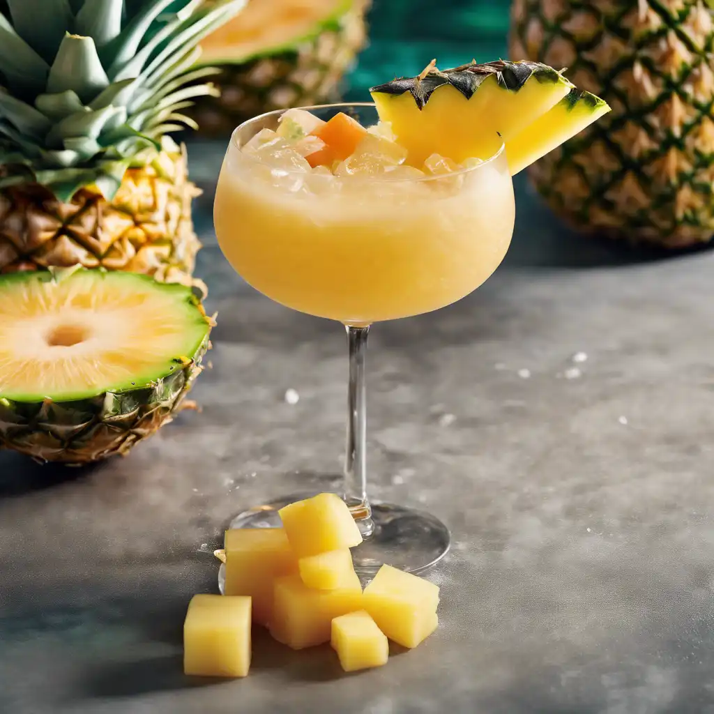 Pineapple and Melon Cocktail