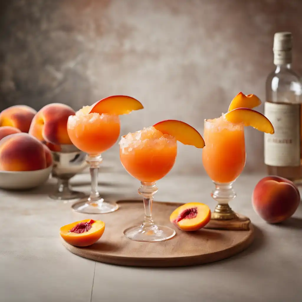 Peach and Orange Cocktail