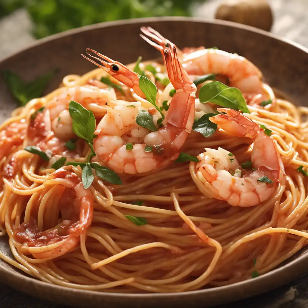 Spaghetti with Shrimp