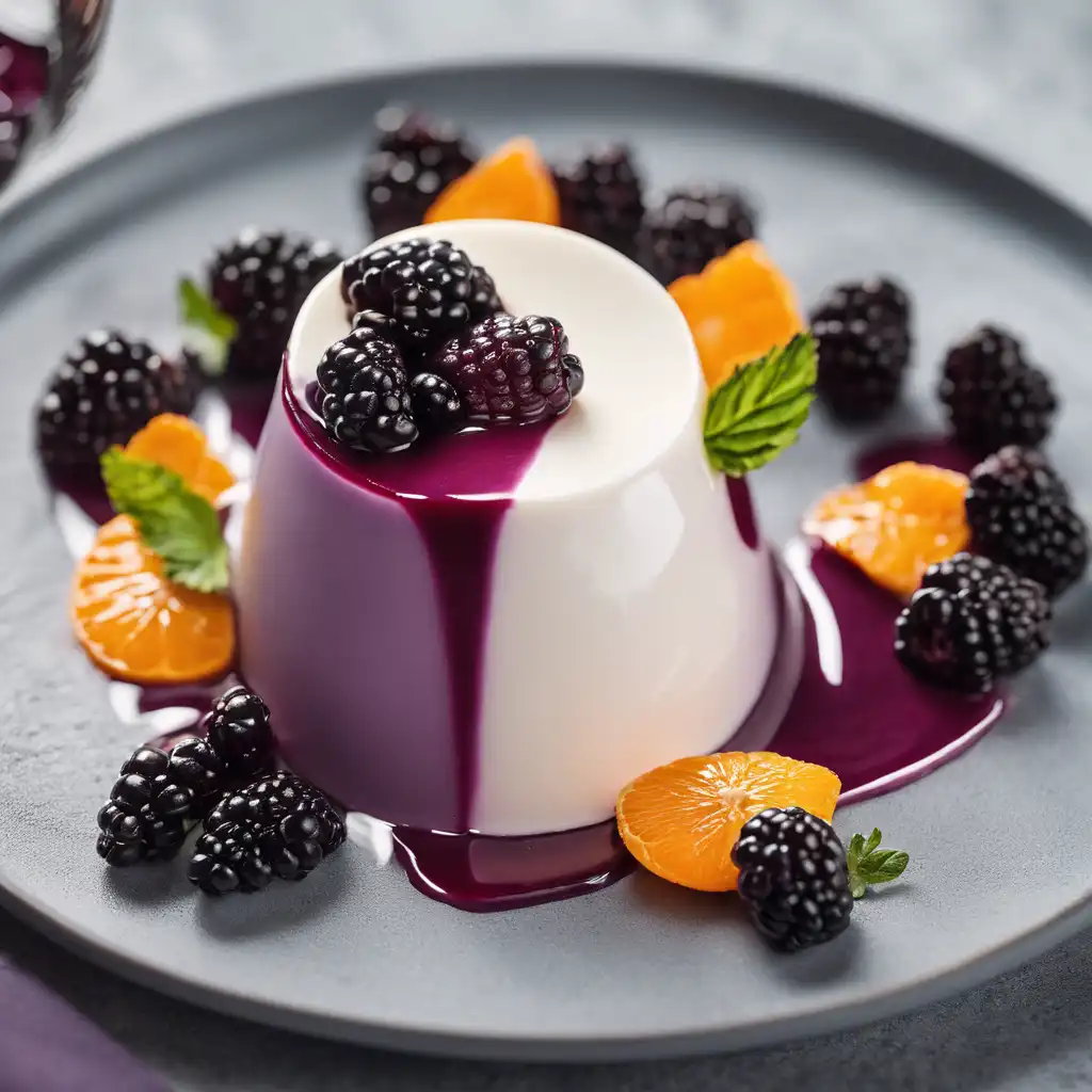 Blackberry Panna Cotta