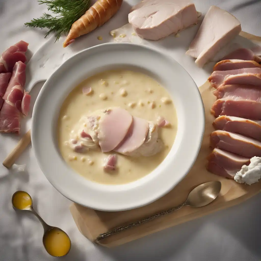 Chicken Cream with Cheese and Ham