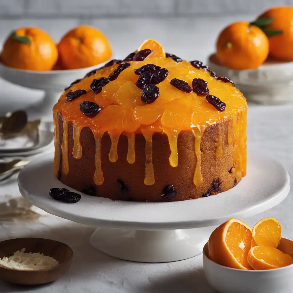 Tangerine and Raisin Cake