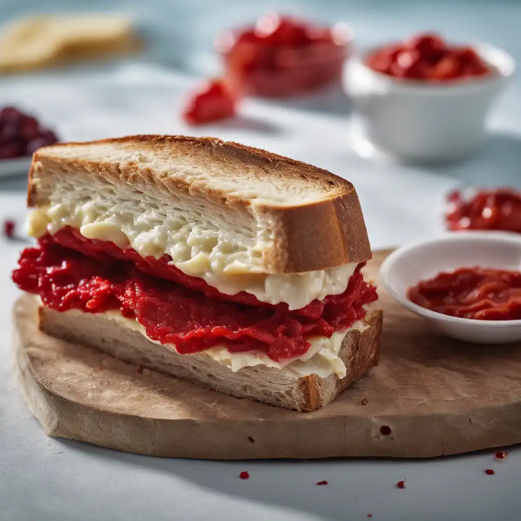 Red Filling Sandwich