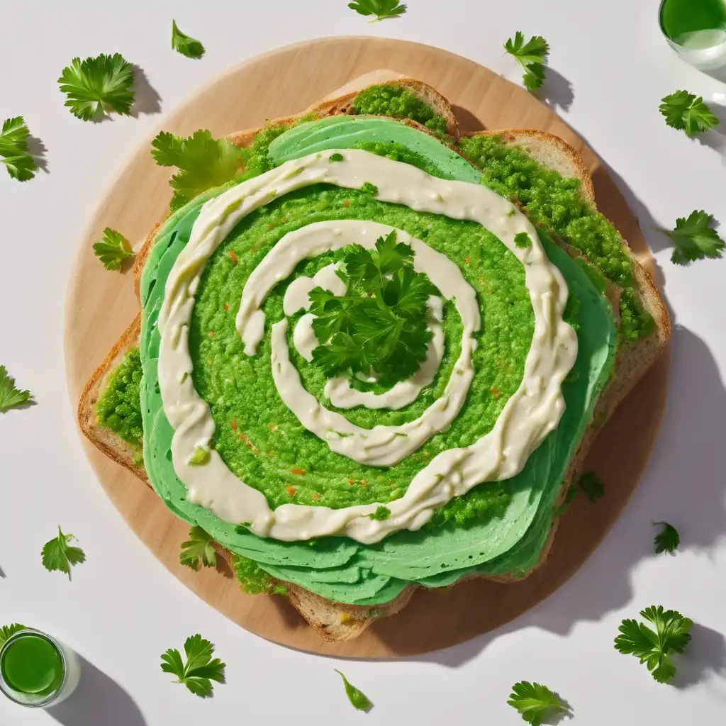 Green Filling Sandwich