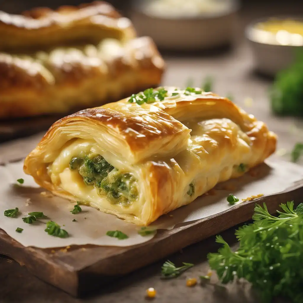 Savory Cheese Strudel