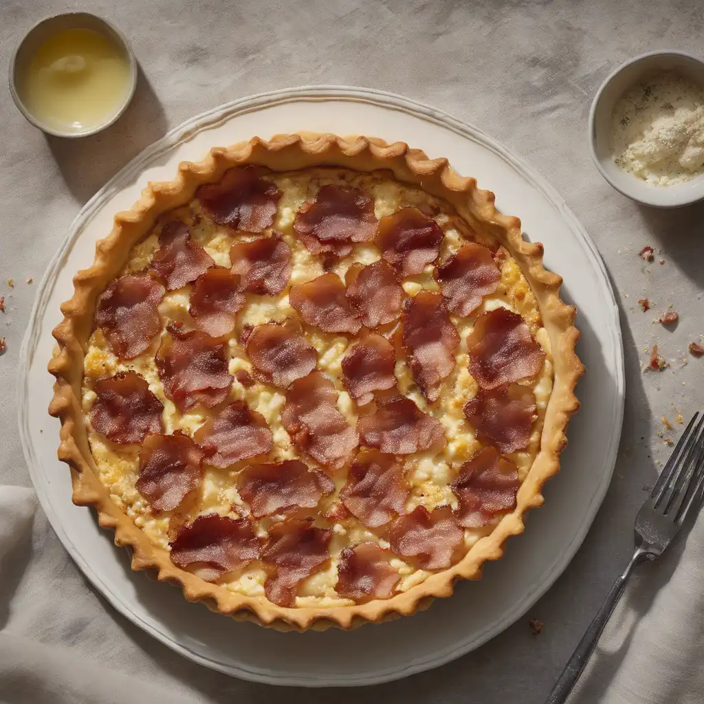 Ricotta and Bacon Tart