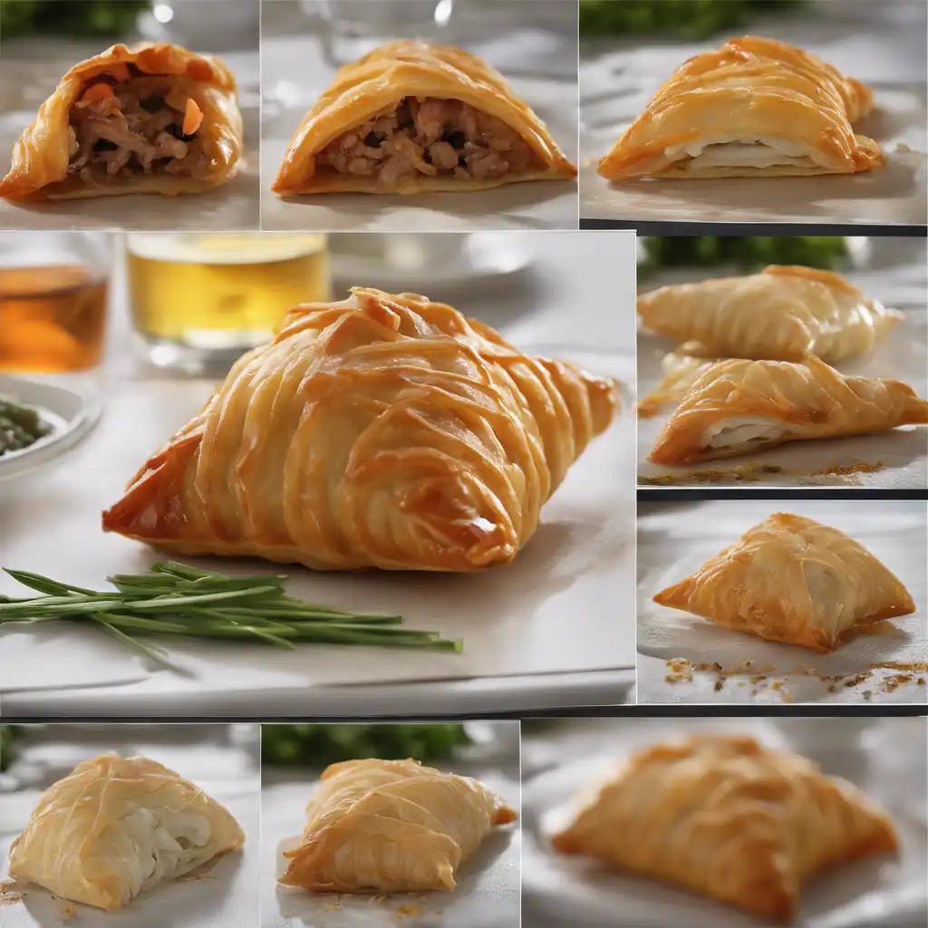 Pork and Onion Turnover with Carrot Filling